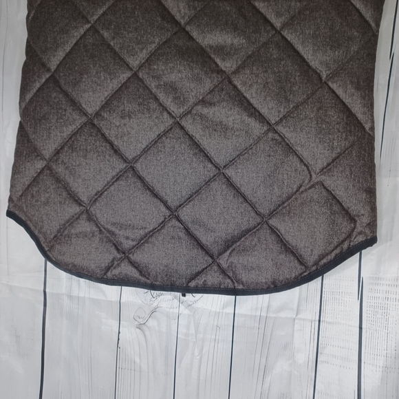 J. Crew Factory Excursion Down Puffer Vest Quilted Women SZ XS Gray - Picture 12 of 12